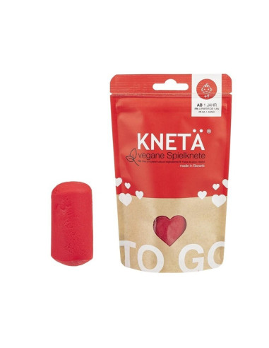 PLASTILINA VEGANA ROJA 100g